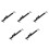 5Sets Durable Black Window Security Bars with Telescopic Lock Rods 6