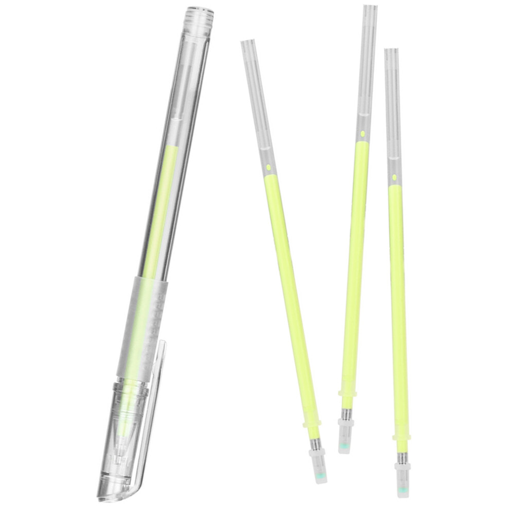 Ohphcall Yellow 4Sets Tattooing Makeup Pen Portable For Eyebrows