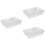 3Pcs Heat-Resistant White Enamel Baking Trays for Home Kitchen 8