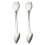 2 Pcs Metal Serving Spoon Stainless Steel Digging Scoop 8