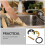 Faucet Horseshoe Copper Golden 1 Set For Versatile Kitchen 5