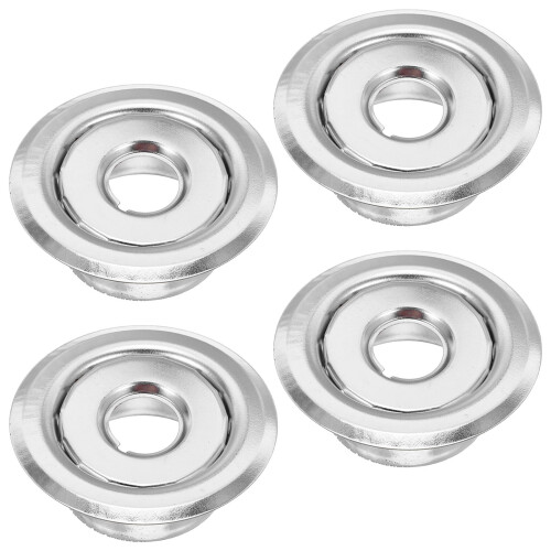 20Pcs Durable Iron Fire Sprinkler Trim Ring Silver Decorative Cover