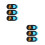 6Pcs Orange ABS Cover Slide for Laptop Webcam Privacy 9