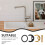 Faucet Horseshoe Copper Golden 1 Set For Versatile Kitchen 6
