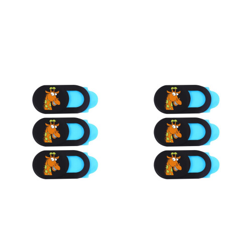 6Pcs Orange ABS Cover Slide for Laptop Webcam Privacy 2