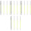 4Sets Yellow Tattooing Makeup Pen Portable for Eyebrows 5