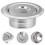 20Pcs Durable Iron Fire Sprinkler Trim Ring Silver Decorative Cover 10