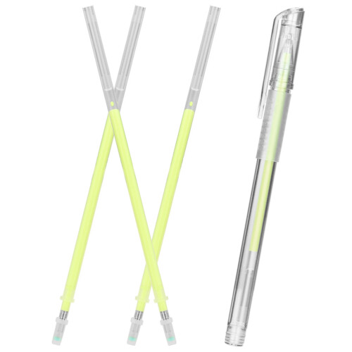 4Sets Yellow Tattooing Makeup Pen Portable for Eyebrows 1
