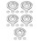 20Pcs Durable Iron Fire Sprinkler Trim Ring Silver Decorative Cover 5