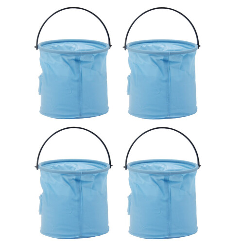 8 Pcs Foldable Paint Pen Wash Bucket Brush Rinse Container