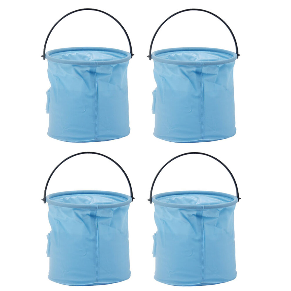 8 Pcs Foldable Paint Pen Wash Bucket Brush Rinse Container 3632197236077