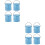 8 Pcs Foldable Paint Pen Wash Bucket Brush Rinse Container 6