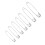 2100 Pcs Assorted Small Safety Mini Silver Buckle Pin Tool For Clothes 1
