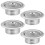 20Pcs Durable Iron Fire Sprinkler Trim Ring Silver Decorative Cover 2