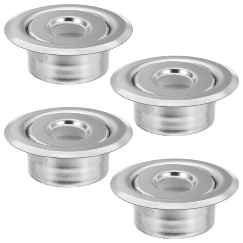 20Pcs Durable Iron Fire Sprinkler Trim Ring Silver Decorative Cover 1
