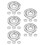 20Pcs Durable Iron Fire Sprinkler Trim Ring Silver Decorative Cover 8