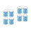 8 Pcs Foldable Paint Pen Wash Bucket Brush Rinse Container 4