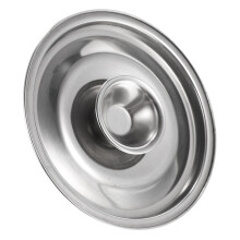 3Pcs Silver Stainless Steel Pot Lid Seasoning Cover Easy Clean Kitchen