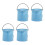 8 Pcs Foldable Paint Pen Wash Bucket Brush Rinse Container 11