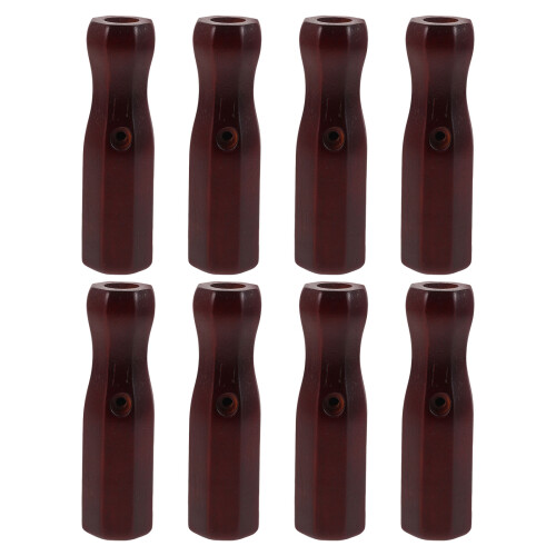 8Pcs Wooden Table Soccer Handle Grips Durable Foosball Replacement