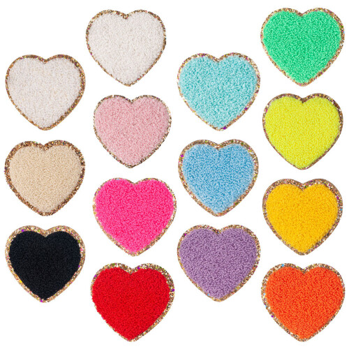 56Pcs Replaceable Adhesive Fabric Patches for Clothes DIY Decoration 1