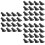 48Pcs Black Rubber Trekking Pole Tips Thickened Head Covers for Hiking 5