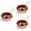 3Pcs Stainless Steel Melting Pot Rose Gold Baking Container 6