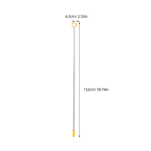 Yellow Adjustable Height Window Opener Pole with Anti-Slip Handle 1