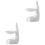 2Pcs Decorative Ceramic Aroma Burner White Essential Oil Table Decor 5