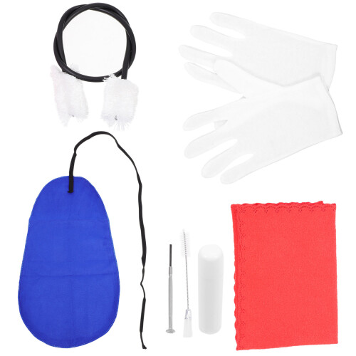 3Sets Wind Instrument Sound Hole Cleaning Brushes Assorted Color Kit