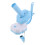 1Set Silent Electric Yarn Winder Sky-Blue Automatic for Knitting Use 1