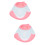 2Pcs Multi-Color Adjustable Cat Cone Collar Breathable Recovery Collar 8
