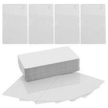 150Pcs Sublimation Metal Business Cards White Aluminum Blank DIY Cards