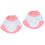 2Pcs Multi-Color Adjustable Cat Cone Collar Breathable Recovery Collar 5