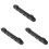 3Sets Zwart Pool Cue Rack Wandhouder Billiard Accessoires 3