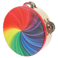 3Pcs Assorted Color Hand Drum Tambourines for Kids Musical Party Toys
