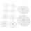 40 Pcs Plastic Pickle Plates For Wide Mouth Jar Fermentation 1