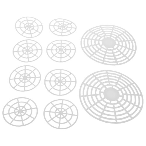 40 Pcs Plastic Pickle Plates For Wide Mouth Jar Fermentation