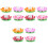 12Pcs Assorted Color LED Lotus Pool Decorations Battery 3