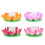 12Pcs Assorted Color LED Lotus Pool Decorations Battery 1