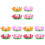 12Pcs Assorted Color LED Lotus Pool Decorations Battery 2