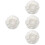 4Pcs Decorative Beige Macrame Coasters Multi-Use Drink Mats for Home 5