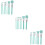 21Pièces Brosse Plastique Verte Pour Fond Et 8