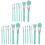 21Pièces Brosse Plastique Verte Pour Fond Et 2