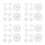 40 Pcs Plastic Pickle Plates For Wide Mouth Jar Fermentation 8