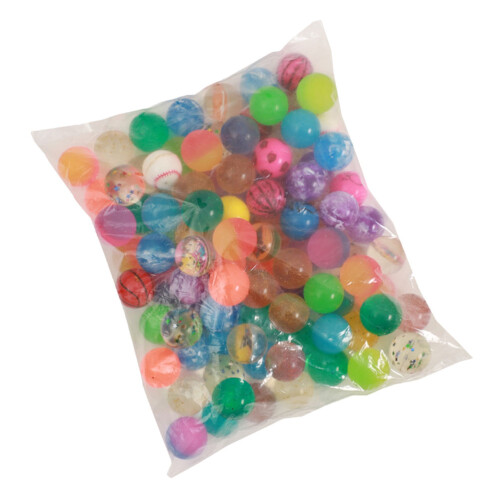 250Pcs Fine Workmanship Assorted Bounce Balls Toy