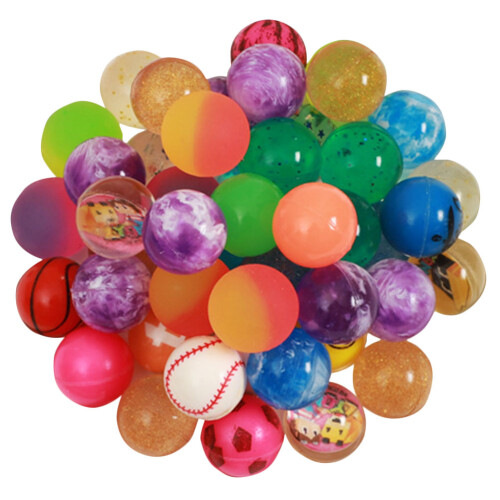 250Pcs Fine Workmanship Assorted Bounce Balls Toy 2