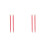 2Paren Esdoorn Drum Mallets Rood Met Dubbele Kop Voor Percussie 8