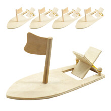 25St DIY Houten Zeilboot Model Khaki Voor Kinderdecoratie En Knutselen