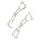 2St Keuken Cooking Rack Cross Voor Bbq 1
